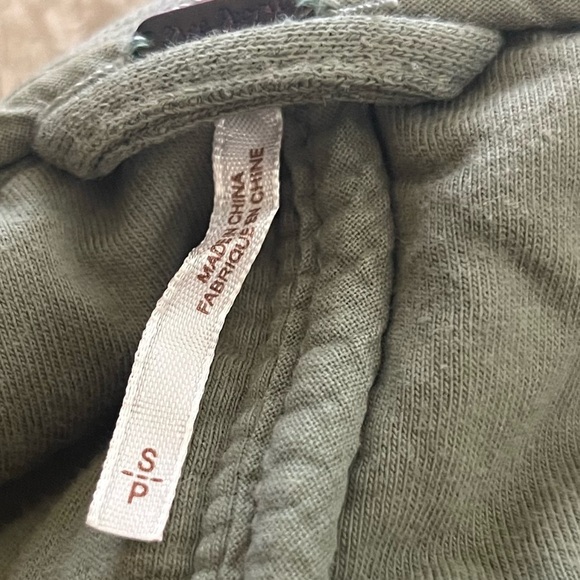 Free People Light Green Dolman Quilted Knit Jacket Small - Picture 12 of 16